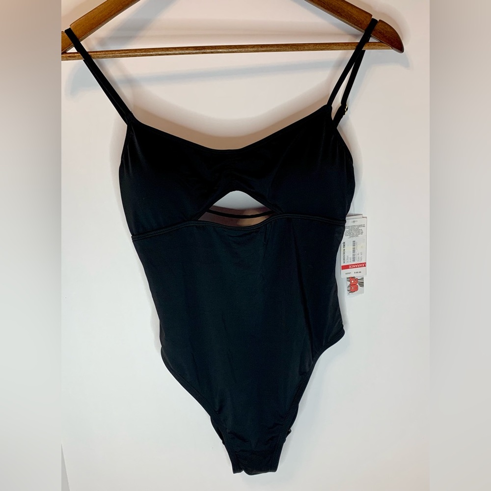NWT The Bikini Lab Black one Piece Bathing Suit